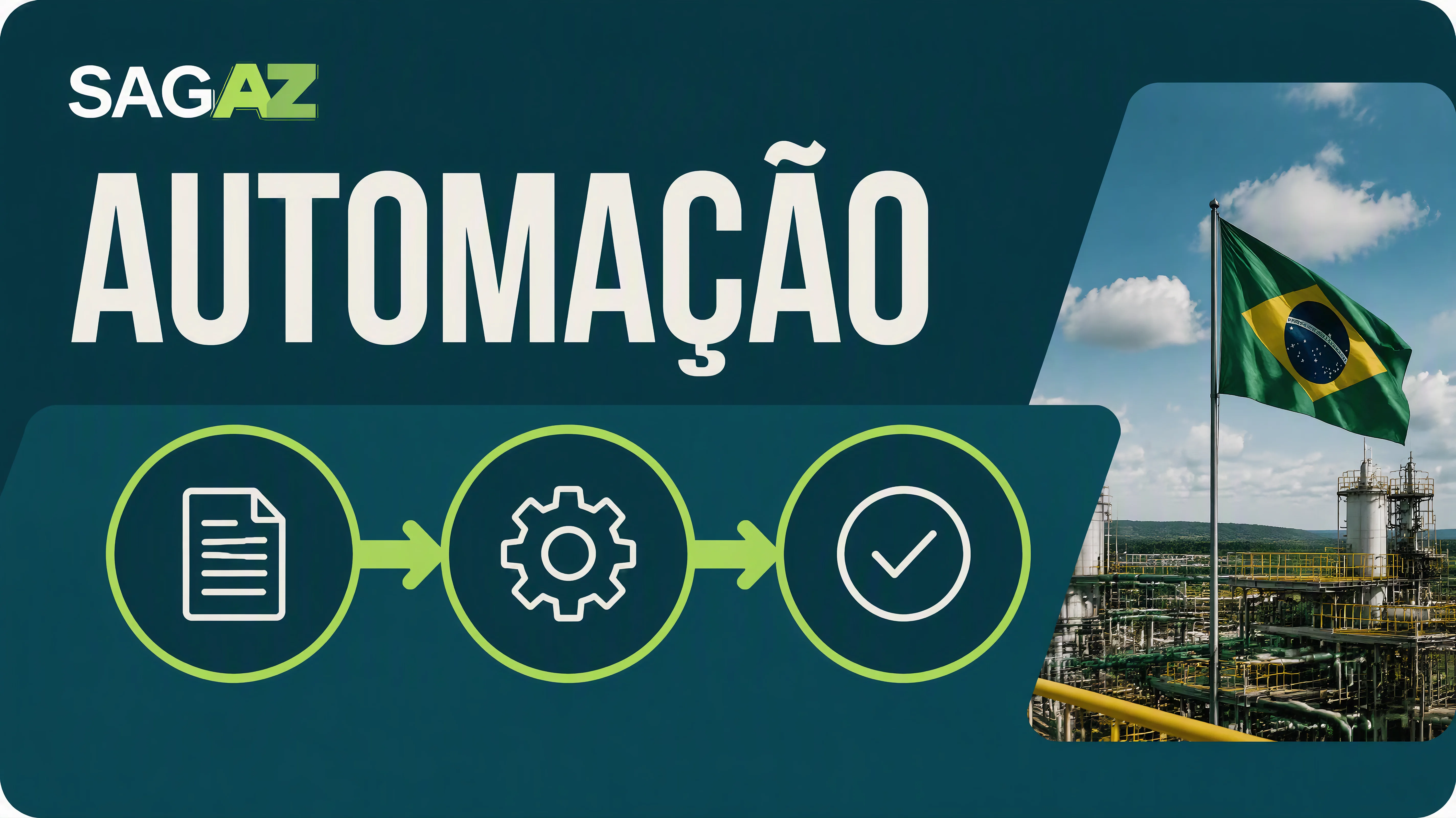 Ilustração SAGAZ de automação para apresentar canais digitais
